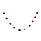 Hello Honey® 6ft. Orange Paper Folding Honeycomb Pumpkin Garland